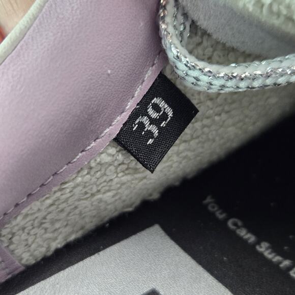 NEW P448 John Womens Size EU 39 US 8.5-9 Lace Up Low Capsule Shoes White Lilac - Picture 10 of 12